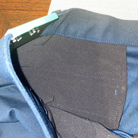 new size 38x32 mens navy blue pants - Picture 3 of 4